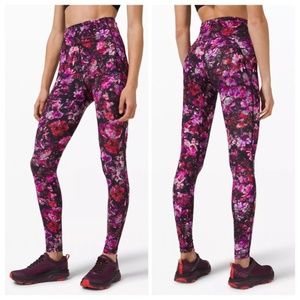 Lululemon Swift Speed HR Tight 28” Floral Multi NW